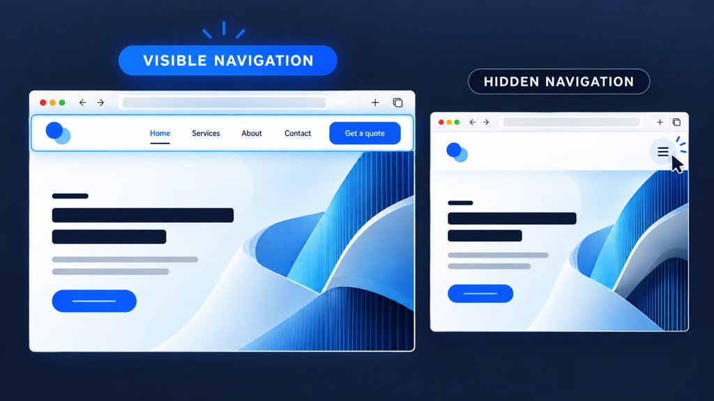 Why Visible Website Navigation Makes a Difference